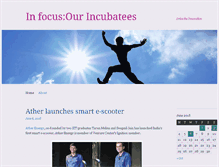 Tablet Screenshot of incubateenews.venturecenter.co.in